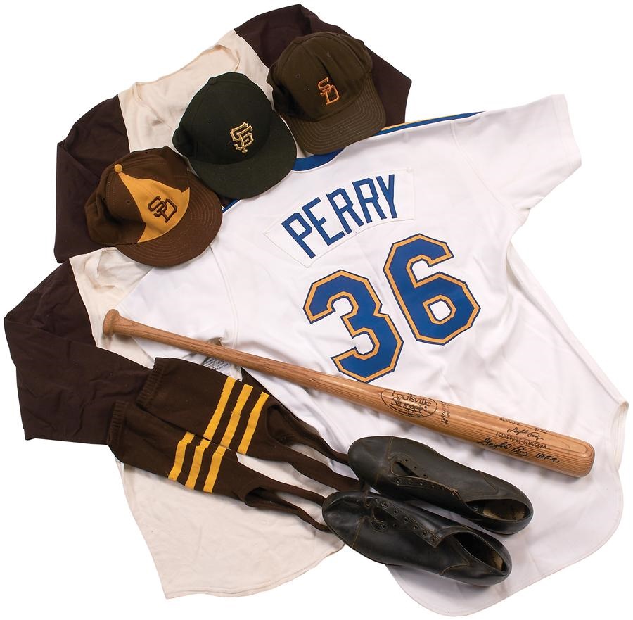 - Gaylord Perry Game Used Equipment Collection