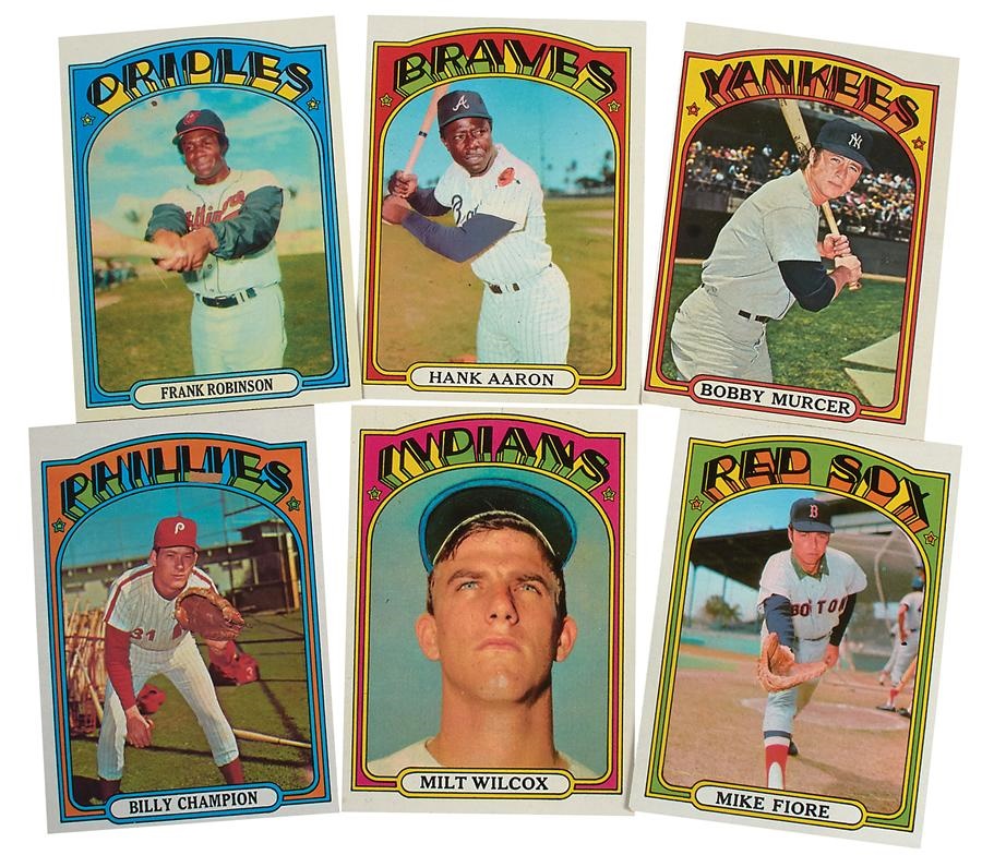 - 1972 Topps Baseball Complete Near Set (773/787)