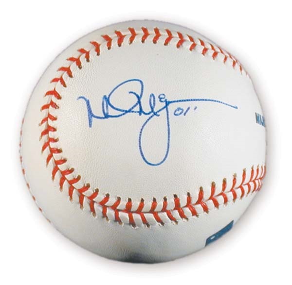 Single Signed Baseballs - 2001 Mark McGwire Single Signed Baseball