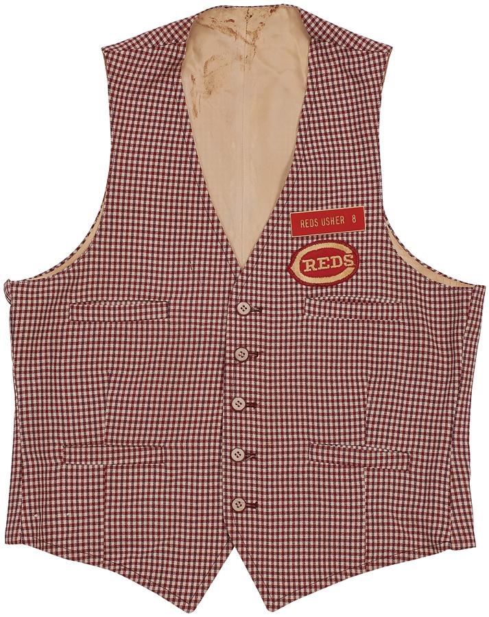 - 1970s Cincinnati Reds Usher's Vest