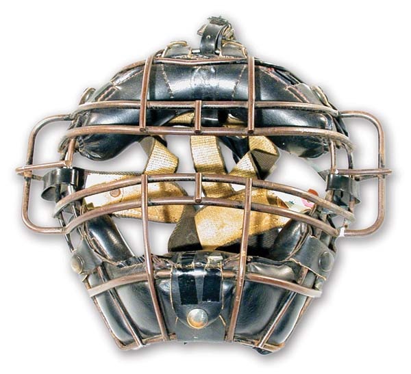 - Early 1970's Johnny Bench Game Worn Catcher's Mask
