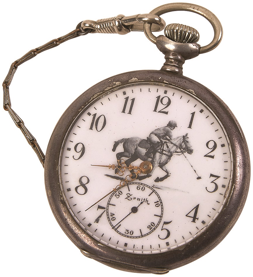- Early 1900s Zenith "Grand Prix" Acid Etched Pocket Watch