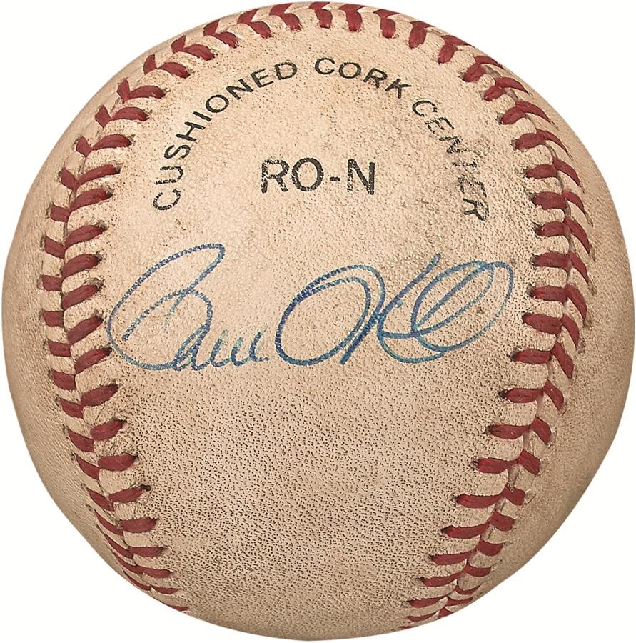 - 1990 Paul O'Neill Cincinnati Reds Home Run #39 Baseball With Team Letter - Hit 281 Total