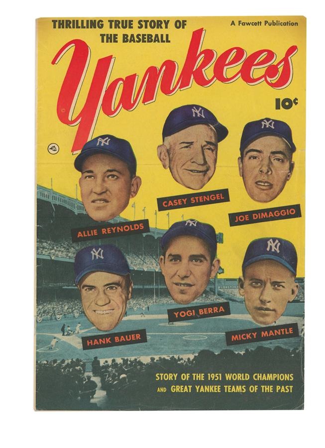 NY Yankees, Giants & Mets - 1952 New York Yankees Comic Book
