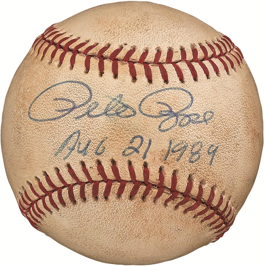 - Baseball Used in Pete Rose's Final Major League Game (PSA/DNA)