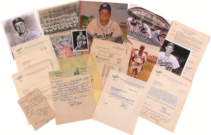 - Sal LaRocca Brooklyn Dodgers Autograph & Documents Collection (29)