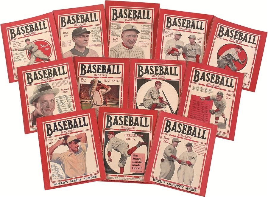 - 1925 Baseball Magazine Complete Run (12/12)