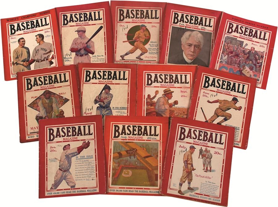 - 1921 Baseball Magazine Complete Run (12/12)