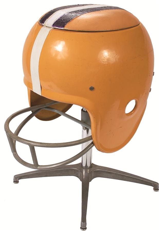 - 1960s Minnesota Vikings Football Helmet Chair from Locker Room