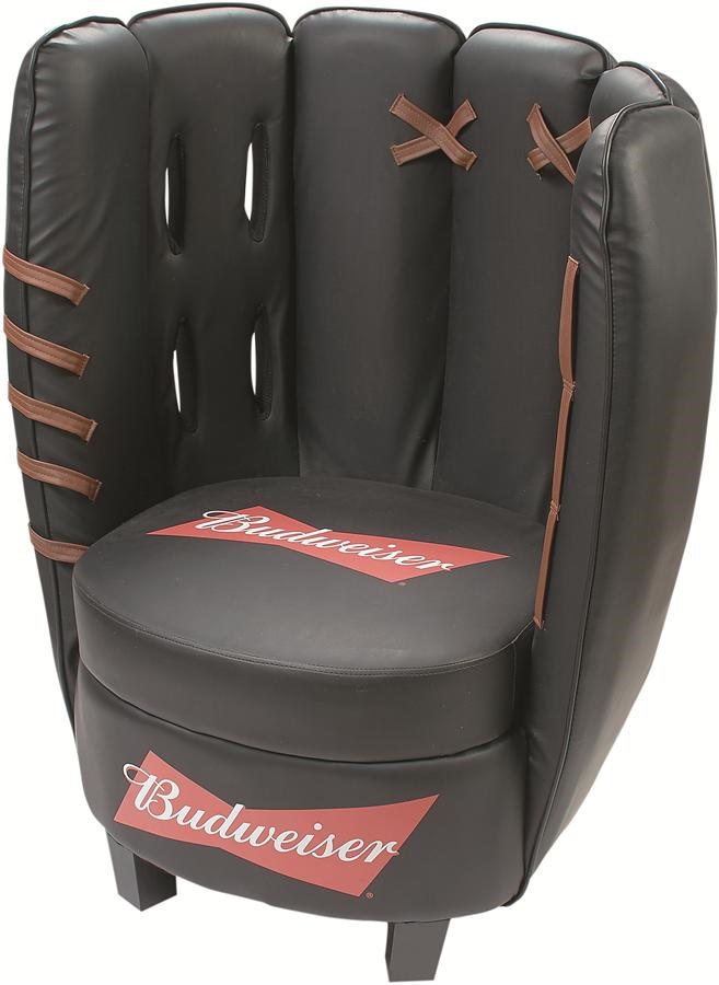 - Giant Budweiser Beer Promotional Baseball Glove Chair - Nicest One We Have Seen