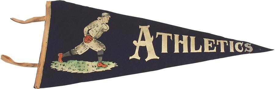 - 1913 World Series Philadelphia Athletics Pennant - Recent Discovery