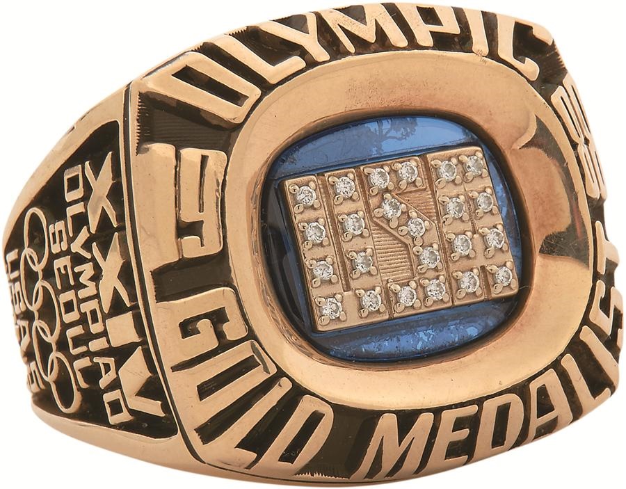 - 1988 Seoul Olympics Gold Medal Ring Presented to Dave Silvestri