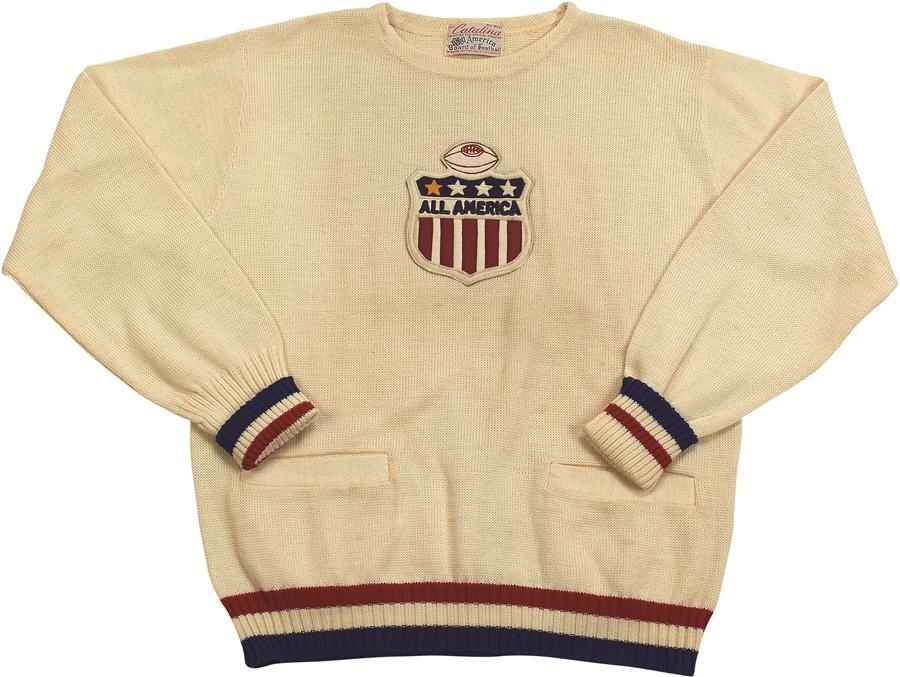 - Otto Graham 1942-43 College All-American Sweater