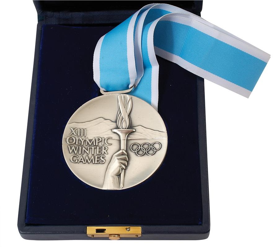 Olympics - 1980 Lake Placid Winter Olympic Games Silver Medal