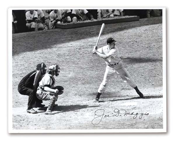 Joe DiMaggio Vintage Signed Photograph (8x10”)
