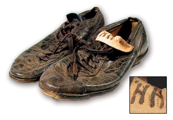 Clemente and Pittsburgh Pirates - Early 1960's Harvey Haddix Game Worn Spikes