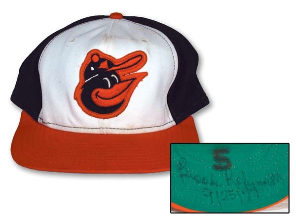 Baltimore Orioles - 1977 Brooks Robinson Game Worn Cap