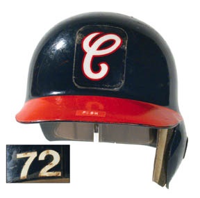 Baseball Equipment - Mid-1980's Carlton Fisk Game Worn Batting Helmet