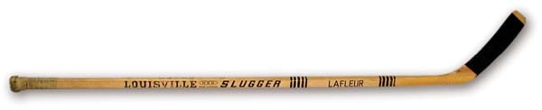Hockey Sticks - 1974 Guy Lafleur Louisville Slugger Game Used Stick
