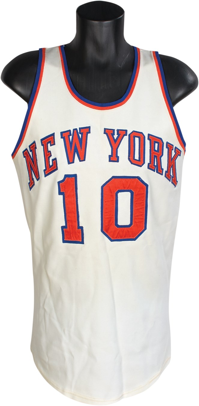 - Early 1970s Walt Frazier New York Knicks Game Worn Jersey