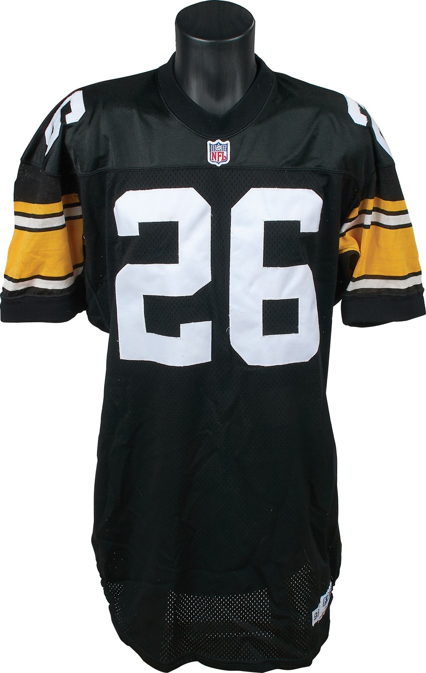 - 1996 Rod Woodson Pittsburgh Steelers Game Worn Jersey