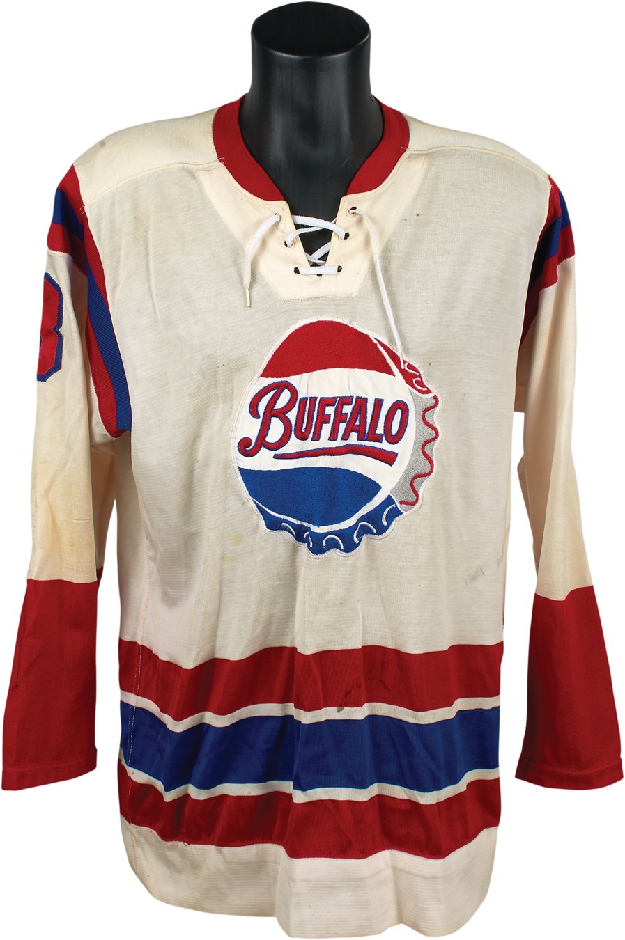 - 1967-68 Buffalo Bisons Game Worn AHL "Pepsi" Jersey
