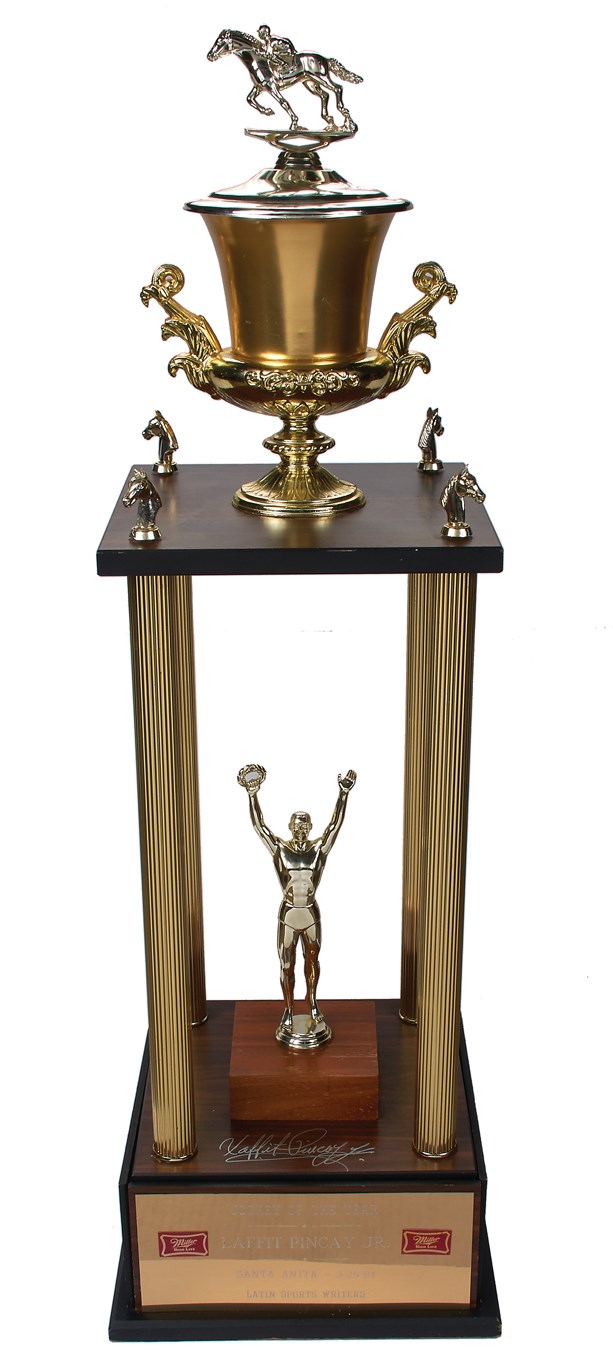 - 1984 Laffit Pincay Jr. "Jockey of the Year" Award - Year of Kentucky Derby & Belmont Wins