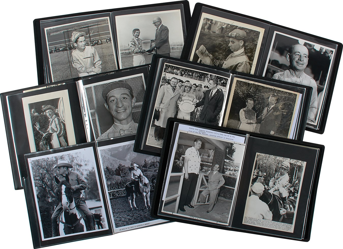 - Spectacular Collection of Horse Racing Photographs of Hall of Fame Jockey & Trainers (193) - Several by Bert Morgan