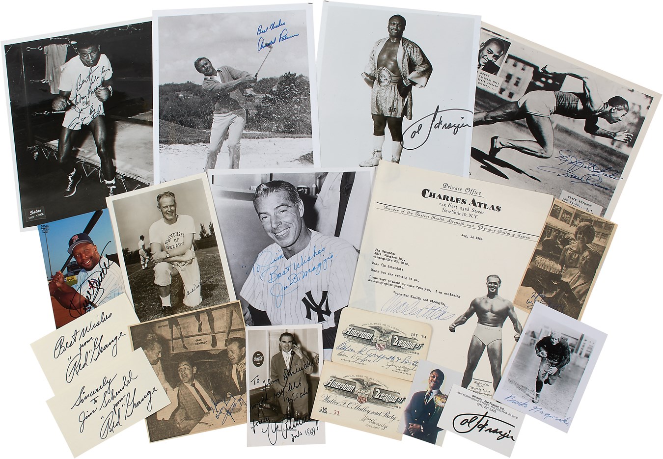 Jim Schendel Autograph Collection - Sports Autograph Collection Acquired by Long Time Collector - with Jackie Robinson (75+)