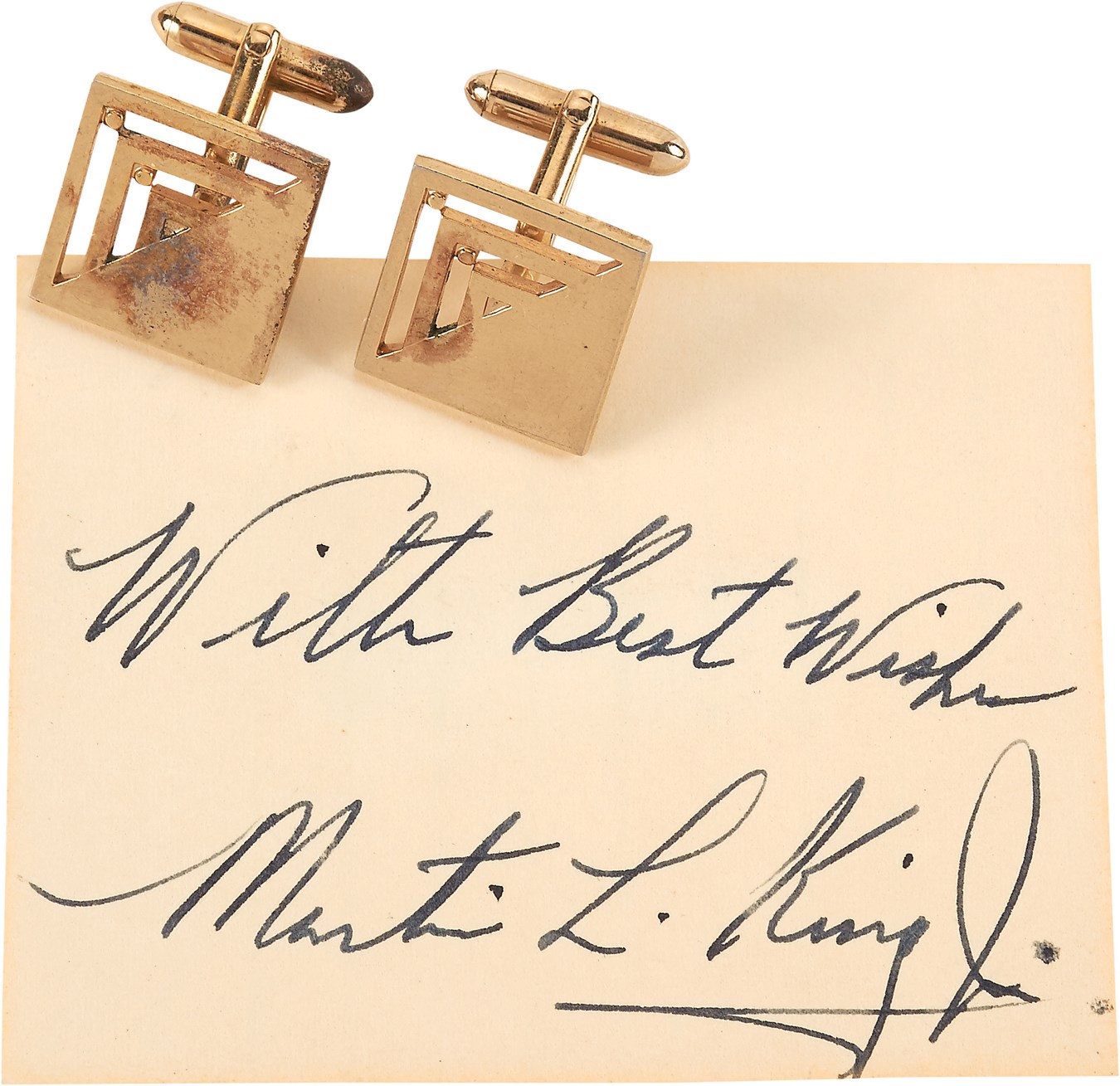 - Martin Luther King Jr. Personally Owned Cufflinks