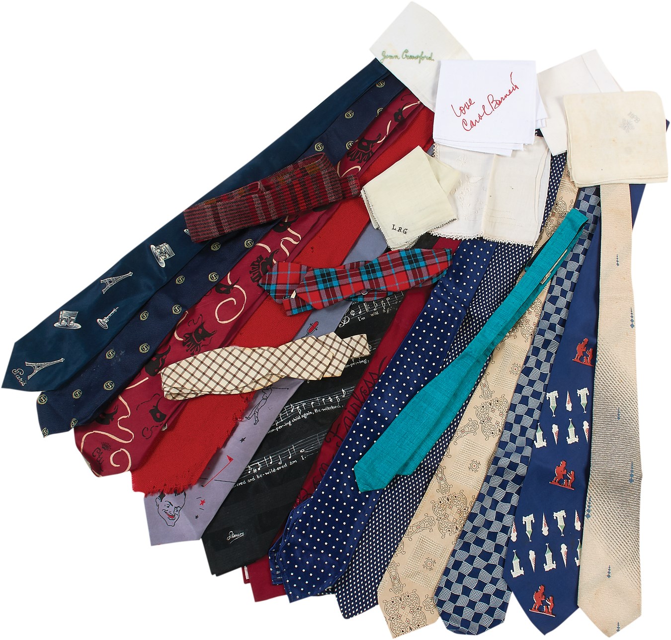 - Celebrity Owned Tie & Handkerchief Collection - Gifted to Schendel (100+)