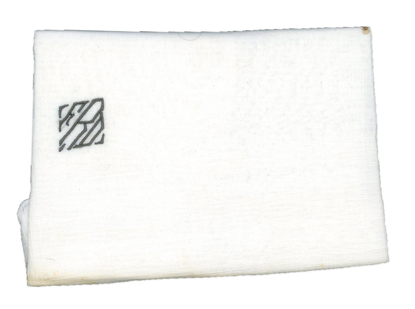 - Franklin Delano Roosevelt Handkerchief Gifted from Son with Signed Letter