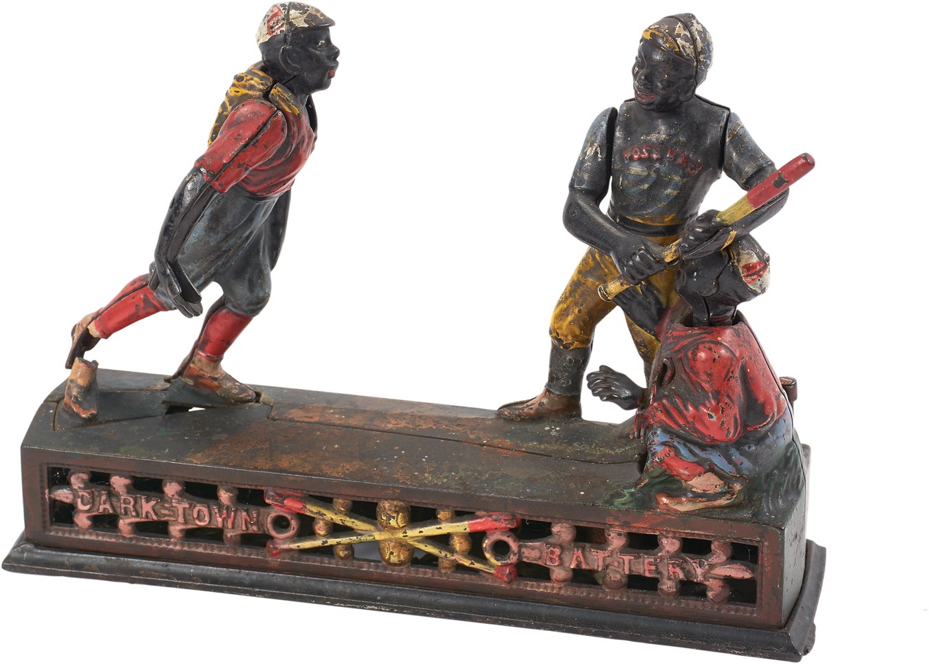 - 1880s Darktown Battery Mechanical Bank by Ives