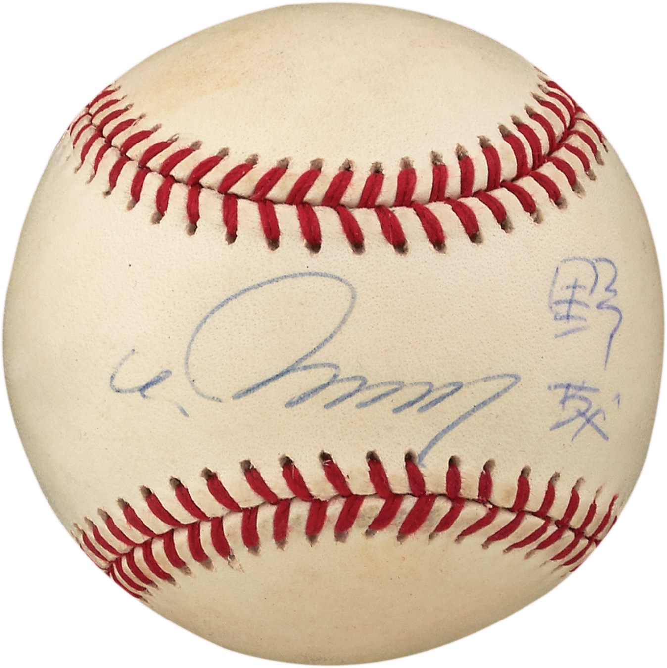 - Hideo Nomo Single-Signed Baseball + First Start Ticket (PSA/DNA)