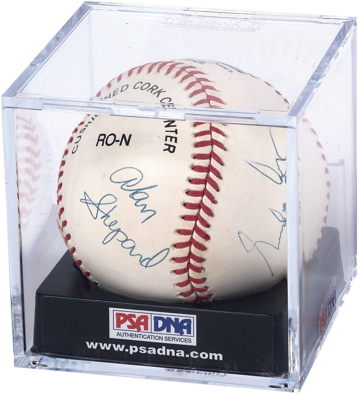 - Mercury Seven Signed Baseball (PSA NM-MT 8)