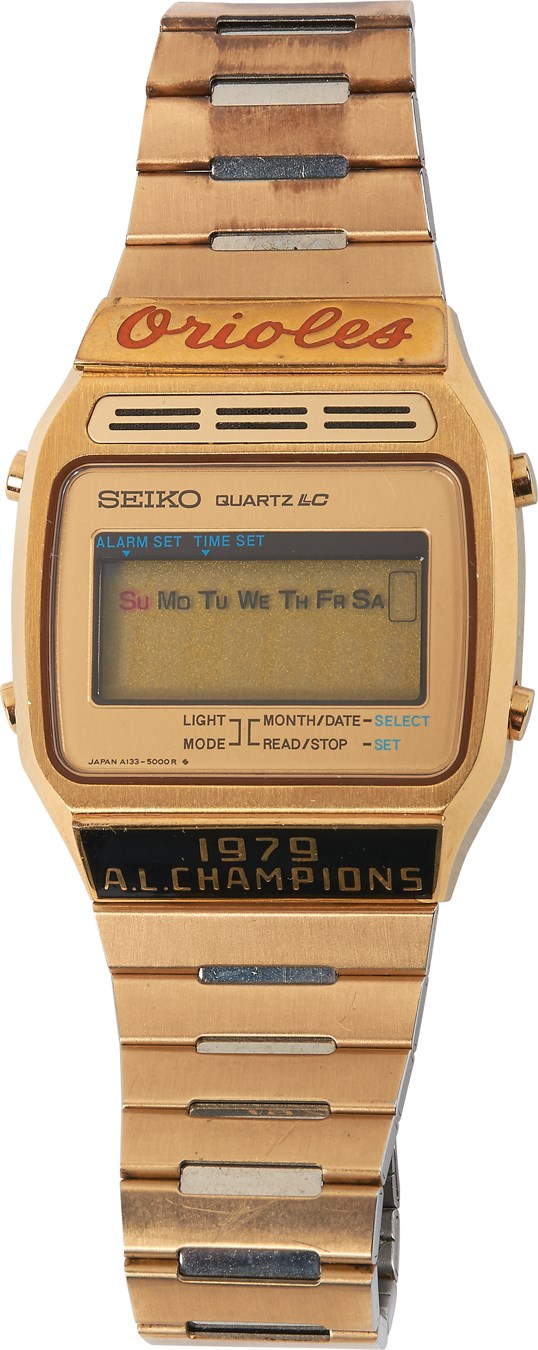- 1979 AL Champion Baltimore Orioles Presentation Watch in Original Box