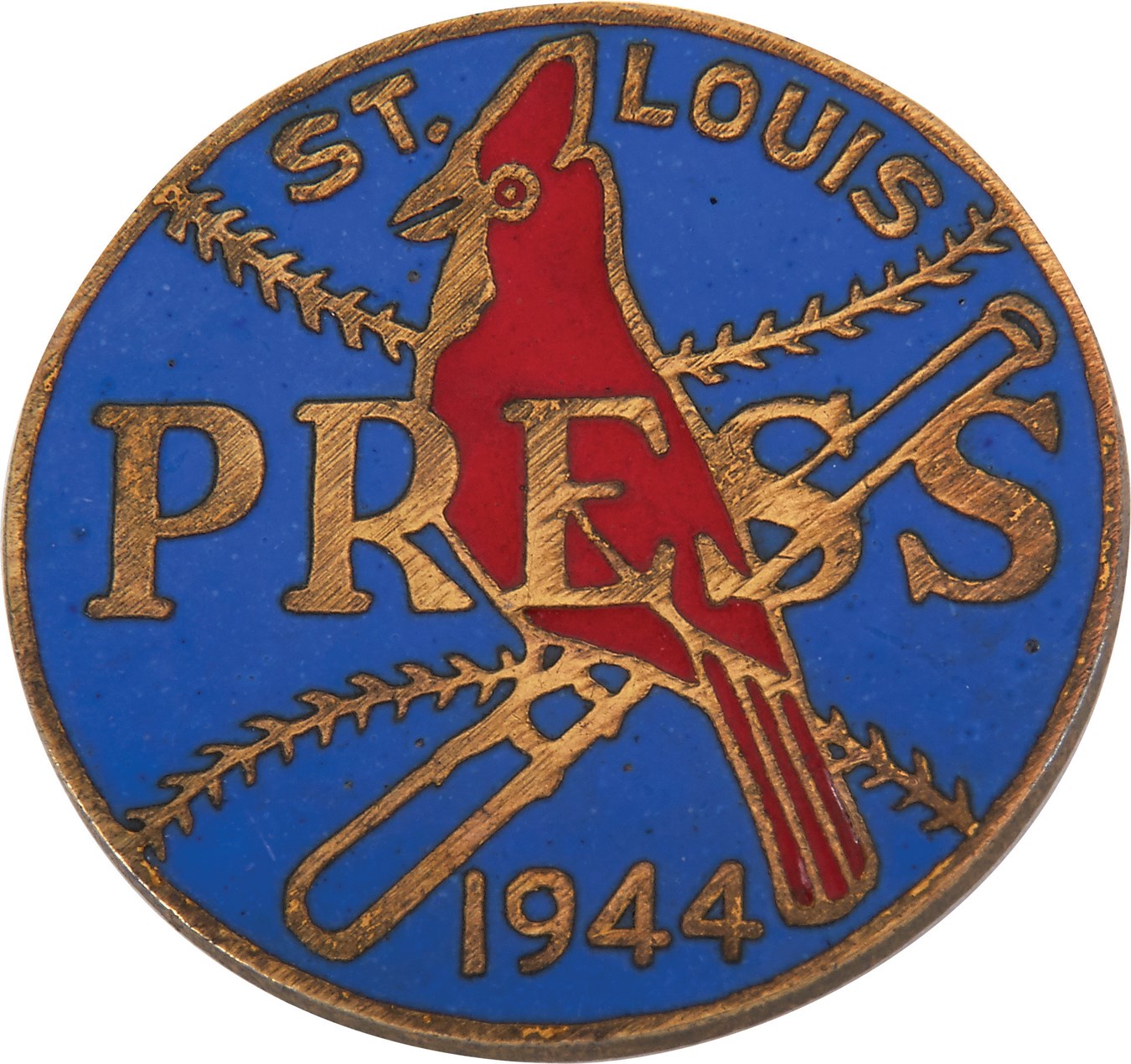 - 1944 St. Louis Cardinals World Series Press Pin