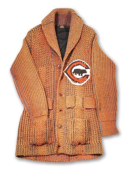 Baseball Equipment - Late 1910's Vic Aldridge Game Worn Warm-Up Sweater