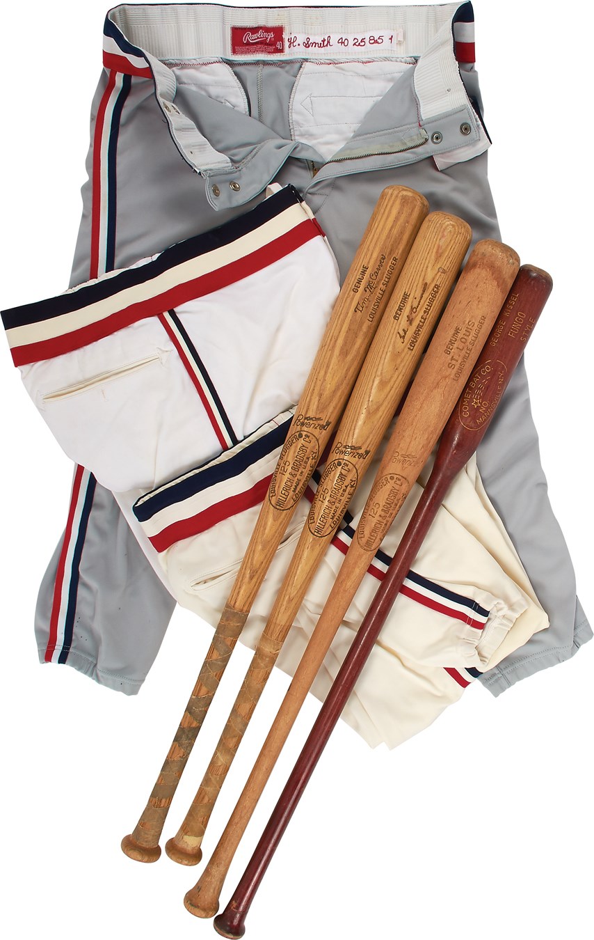 - 1960s-70s St. Louis Cardinals Game Used Bats & Pants from MLer Hal R. Smith (7)