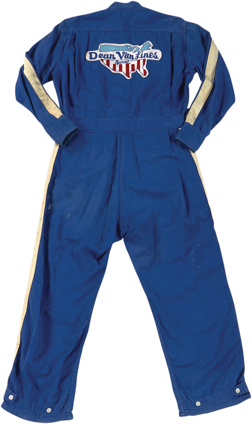 - 1953-54 Jimmy Bryan Race Worn Indianapolis 500 Fire Suit with Cigar in Pocket (Photomatched)