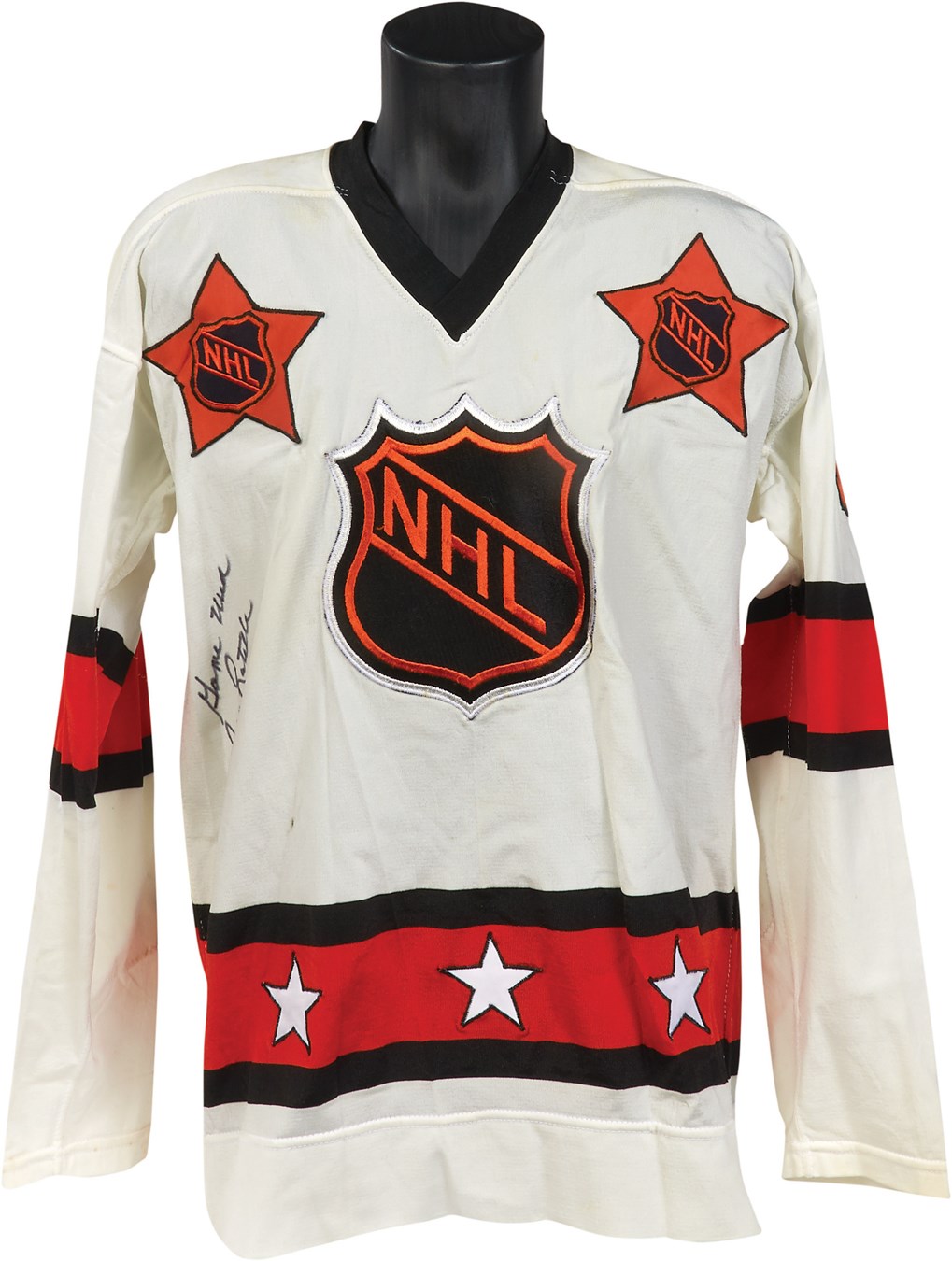 - 1973 Jean Ratelle NHL All-Star Game Worn Jersey (Photomatched)