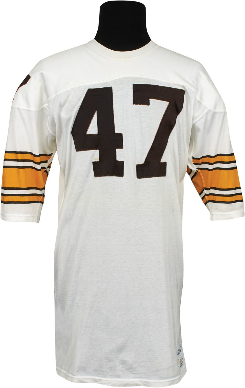 The Pittsburgh Steelers Game Worn Jersey Archive - 1978 Mel Blount World Champion Pittsburgh Steelers Game Worn Jersey (Photomatched)