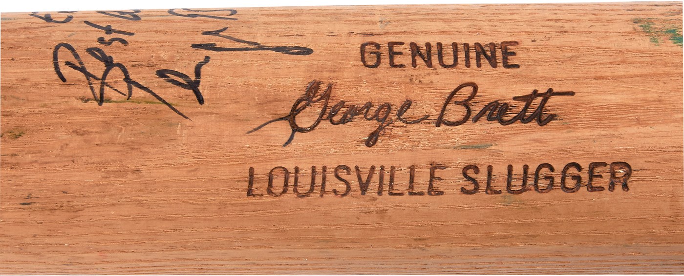 Baseball Equipment - 1975 George Brett Game Used Bat (PSA 10)