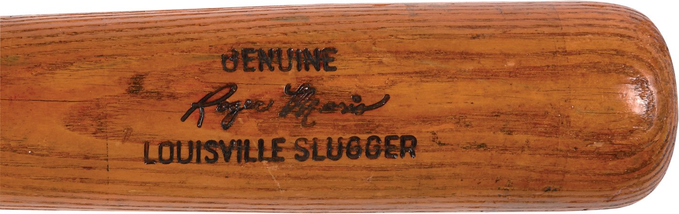 Baseball Equipment - 1965-1968 Roger Maris Signed Game Used Bat