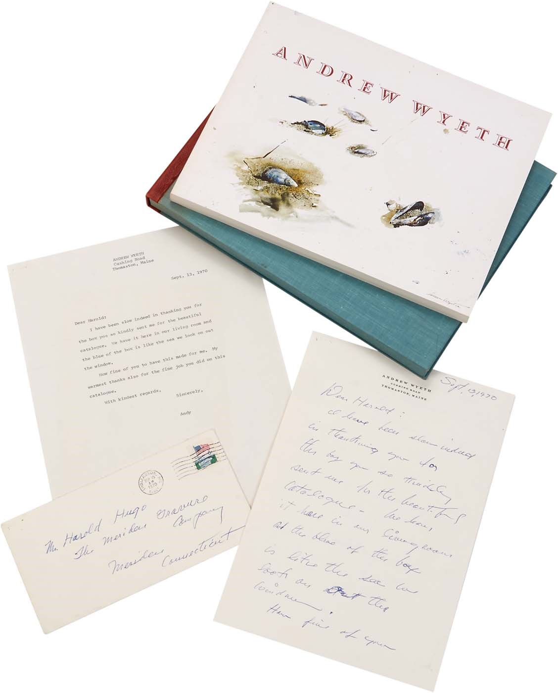 - 1970 Andrew Wyeth Signed Letter with Great Content (2)