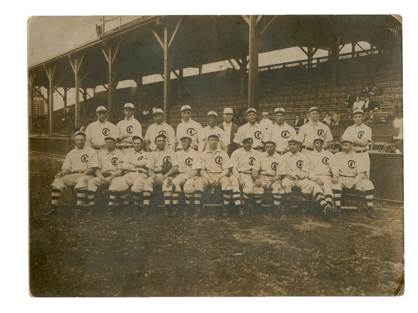 1908 Chicago Cubs Type I Team Photo - Last World Championship till 2016