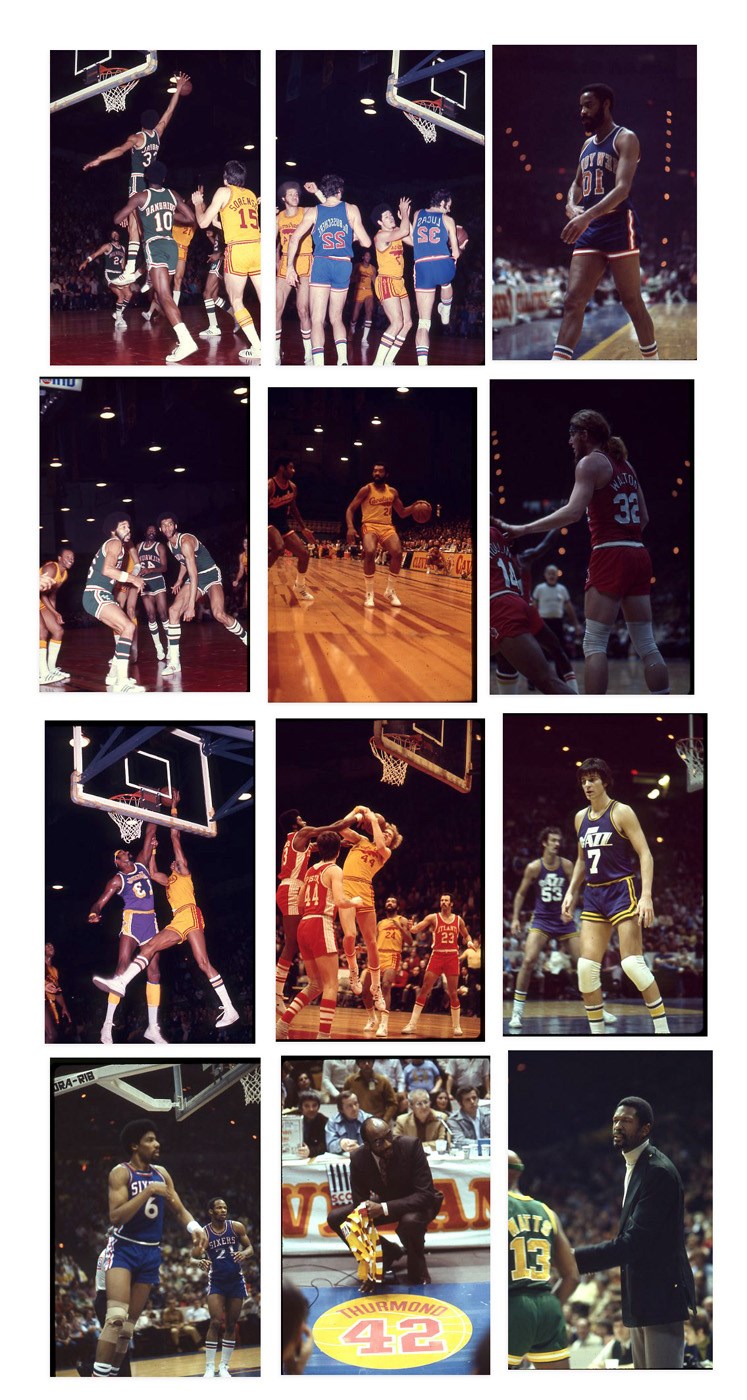 - 1970s NBA Transparency/Negatives Archive with RIGHTS & 28/50 NBA Greatest - Chamberlain, Maravich, Jabbar (16,000+)