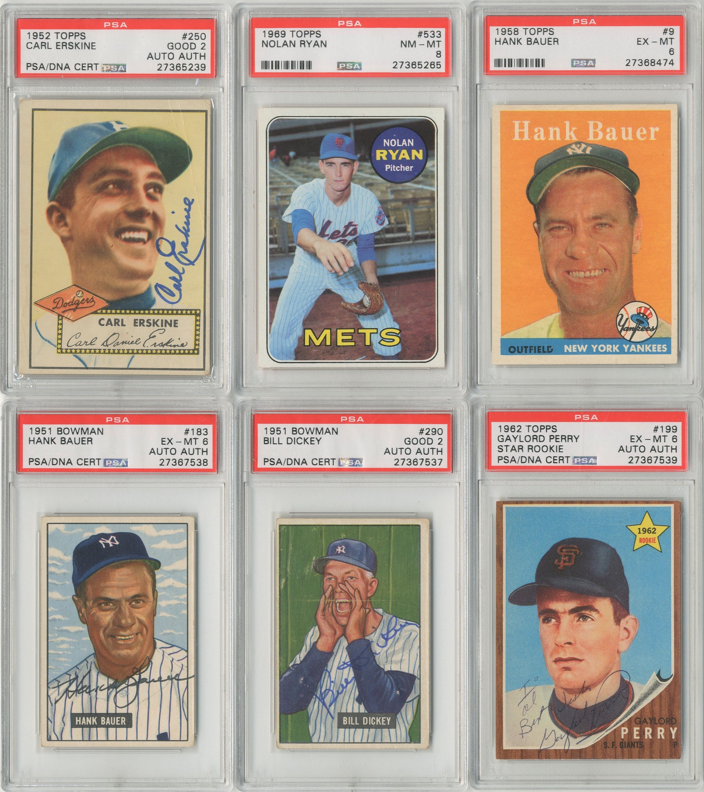 1950s-80s Hall of Famers & Stars Collection with Rookies & Autographs (700+)