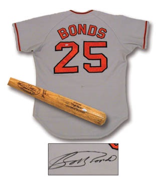 Baseball Equipment - 1973 Bobby Bonds Game Worn Jersey & Bat