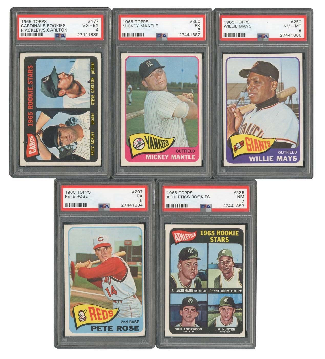 - 1965 Topps Complete Set (598) with (5) PSA Graded